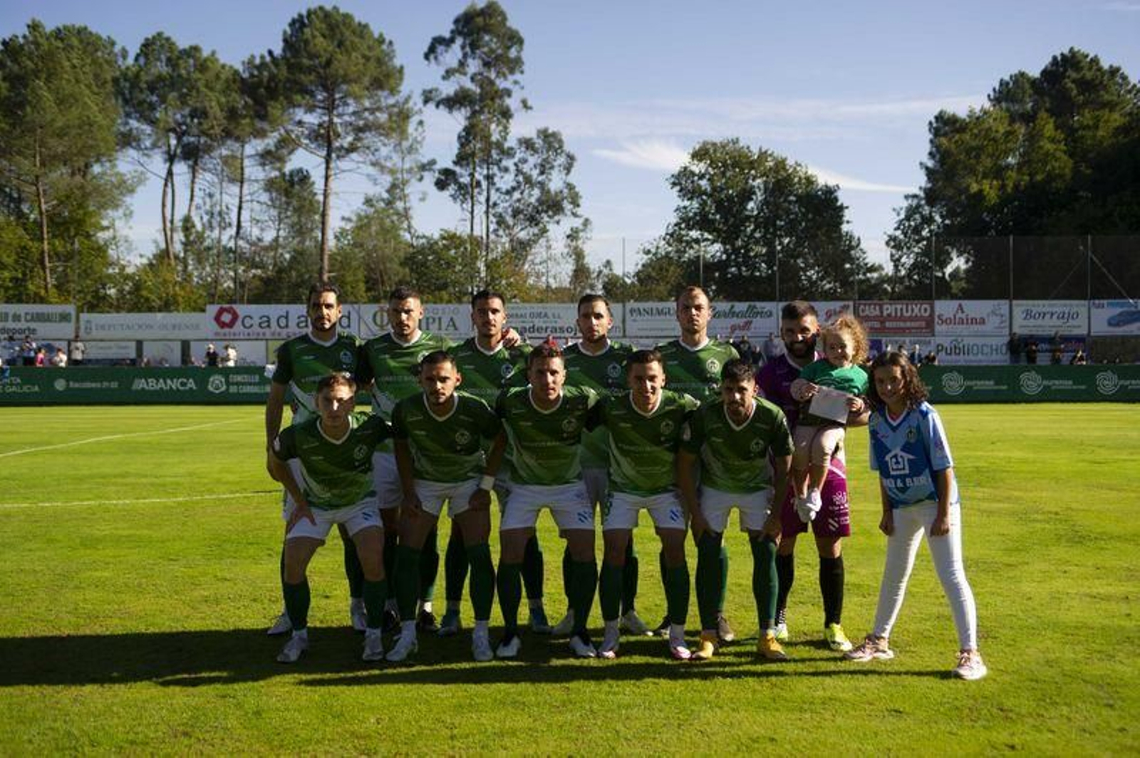 Partido entre el Arenteiro y el Compostela.