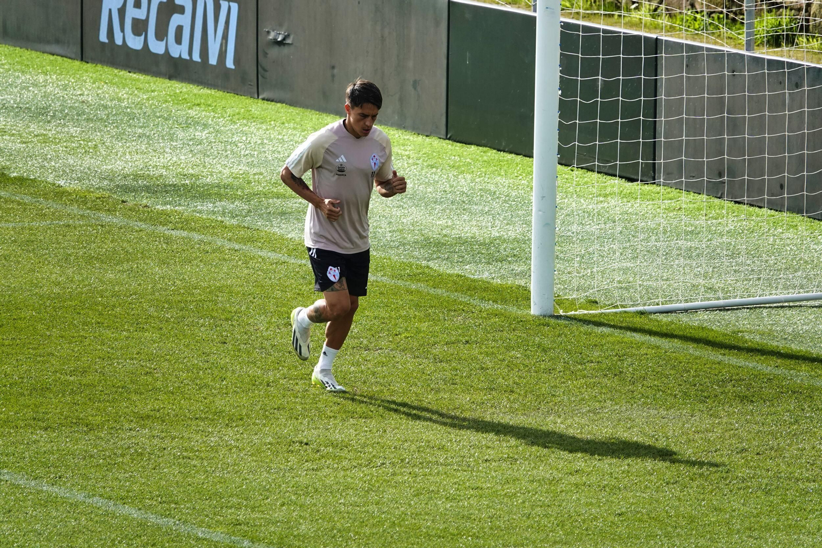 Entrenamiento del Celta en Mos.