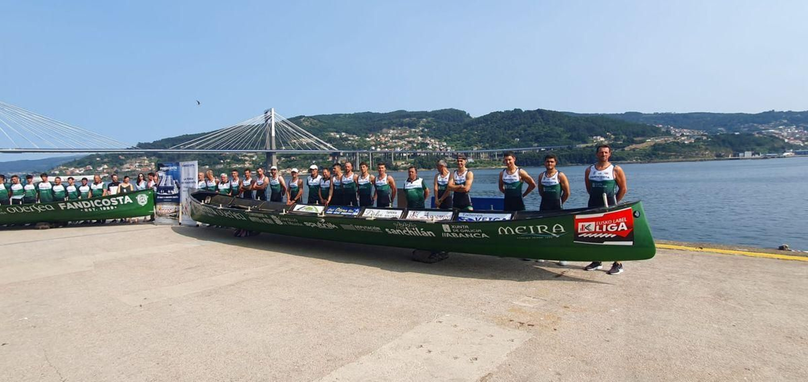Samertolameu vuelve a situar a Moaña en la élite de las traineras y comenzará a competir mañana en A Coruña.