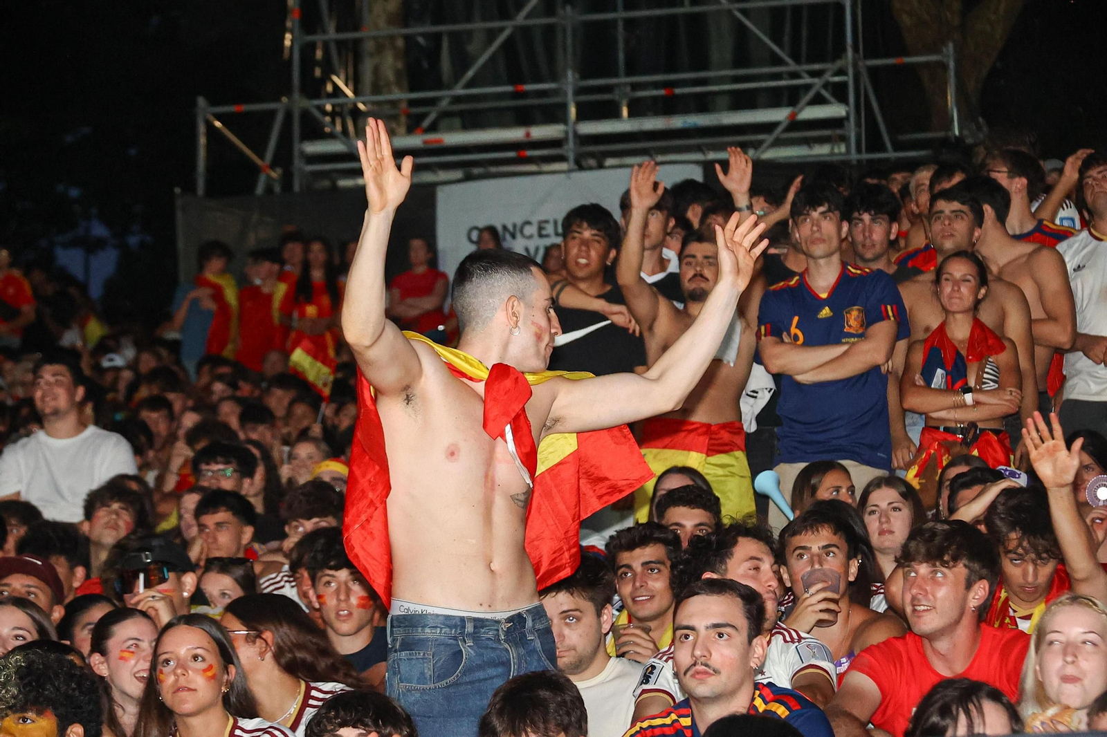 Galería | Vigo celebra la victoria de España en el Mundial 2026