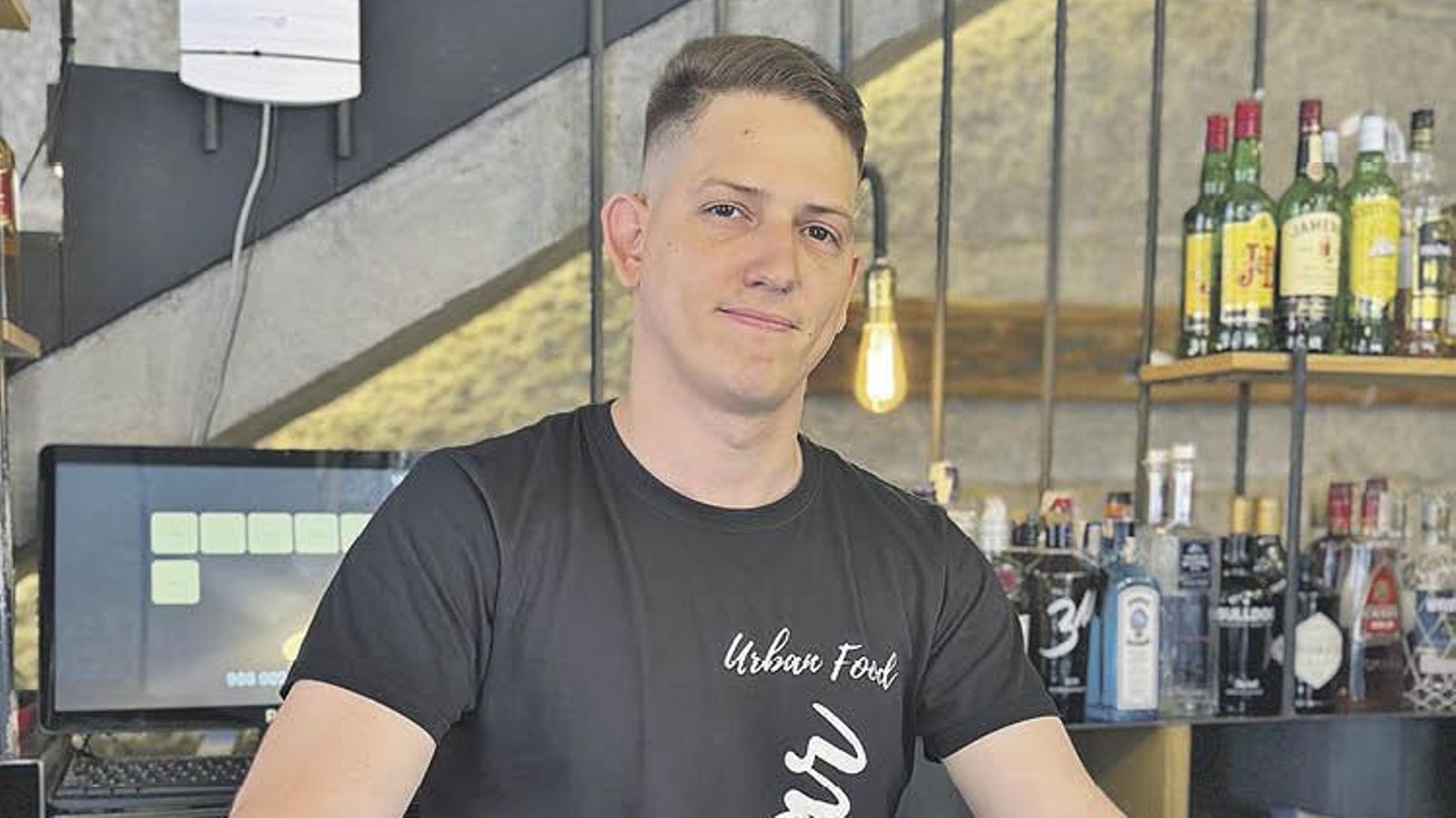 Miguel Diaz, trabajador del restaurante Tizar.