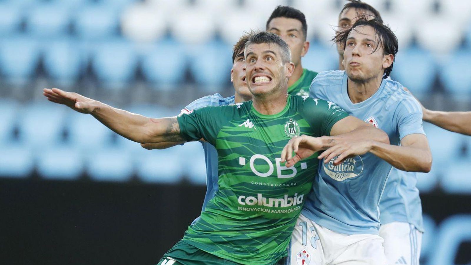 El Arenteiro apostó mucho por las acciones a balón parado.