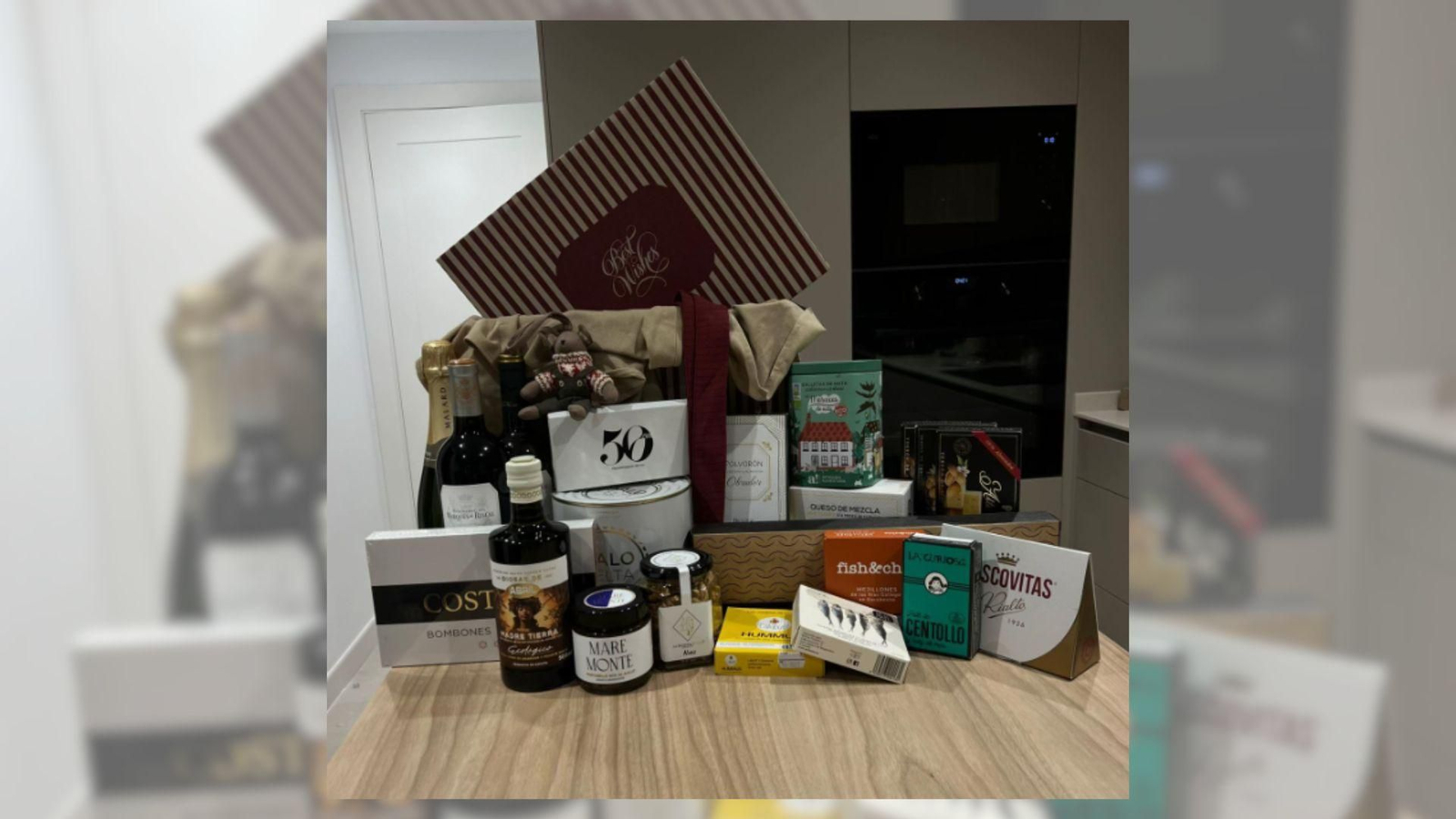 Cesta de navidad de Inditex 2025.