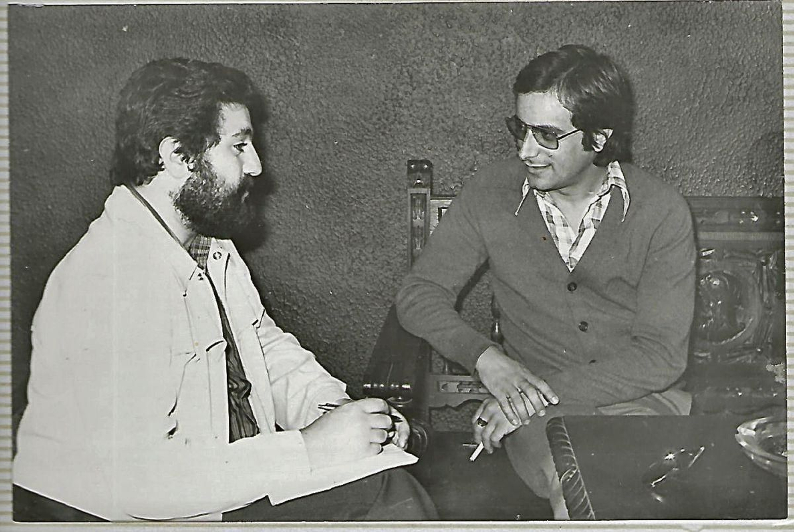 El historiador Carlos Barros en los años setenta.
