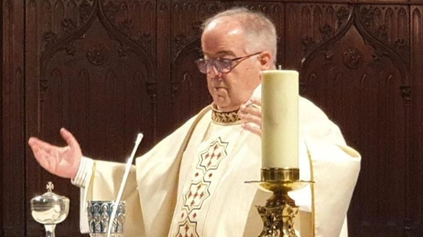 El padre José Antonio Marzoa, párroco de Santiago de Vigo y consiliario en los Cursillos de Cristiandad.