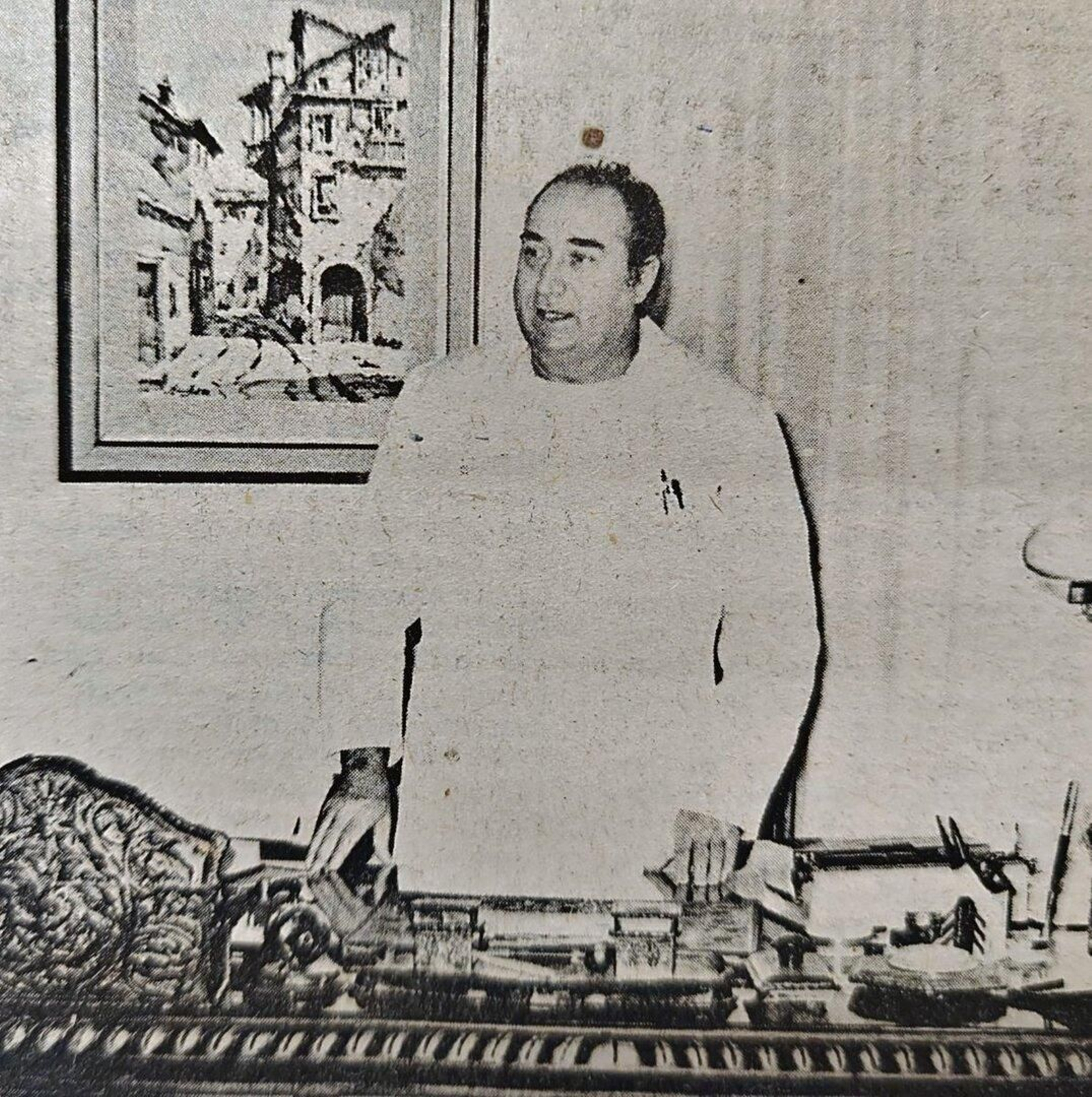 El doctor Arsenio Raposo Lence, en su despacho.