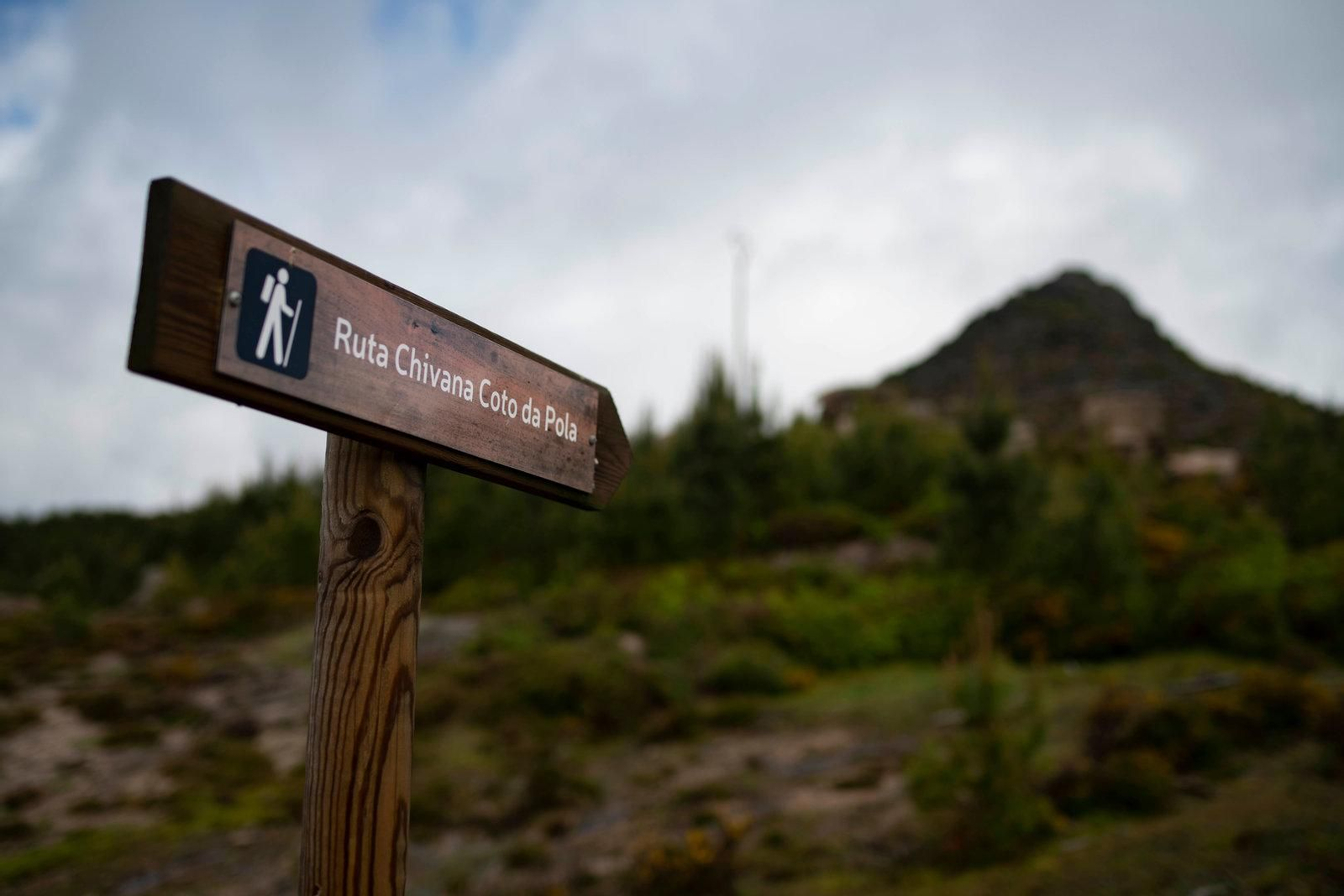 Este es el inicio de la ruta de ó Coto da Pola