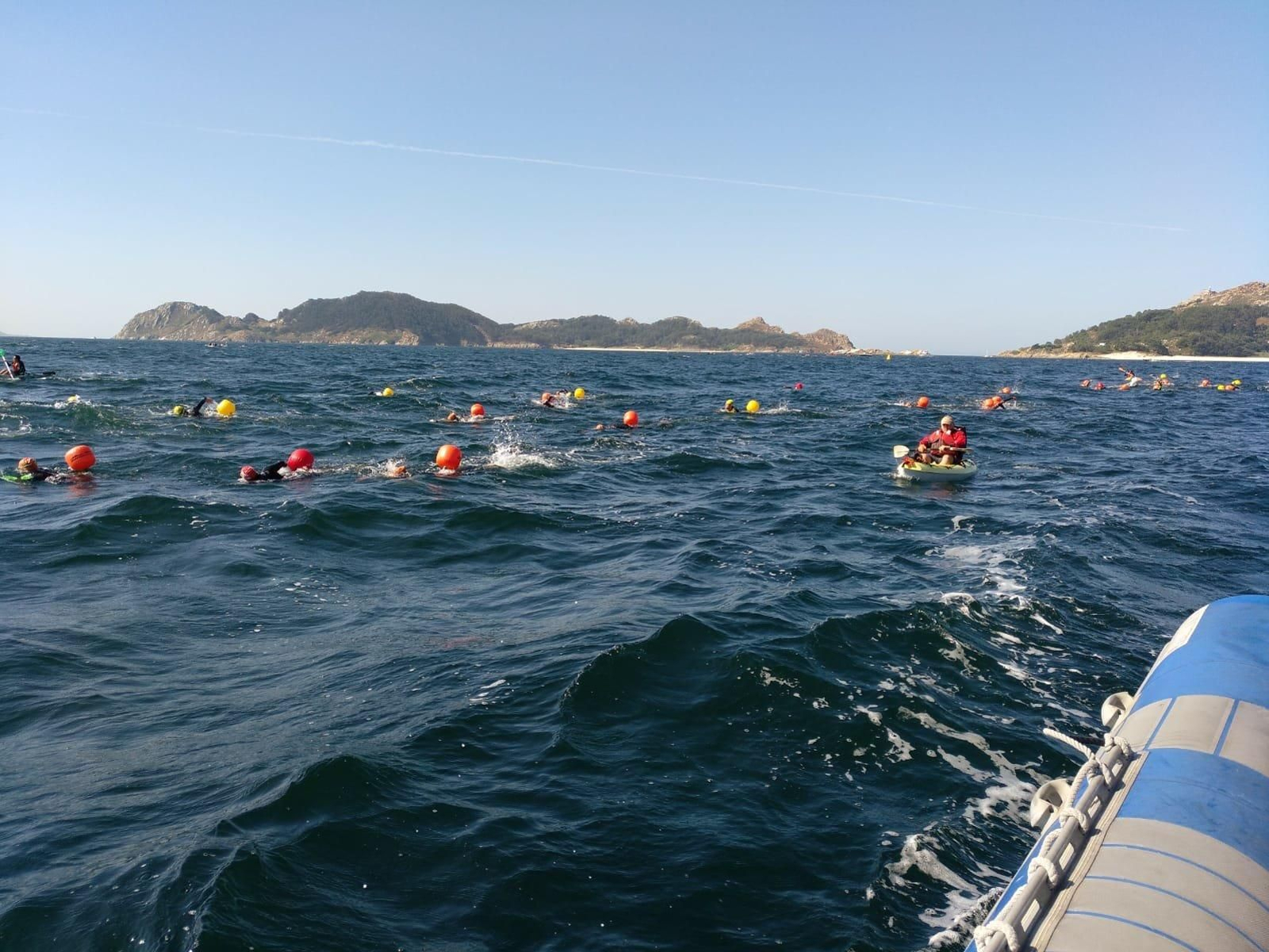 Travesía a nado desde Cíes desafío Atlántico - Vicente Alonso 11