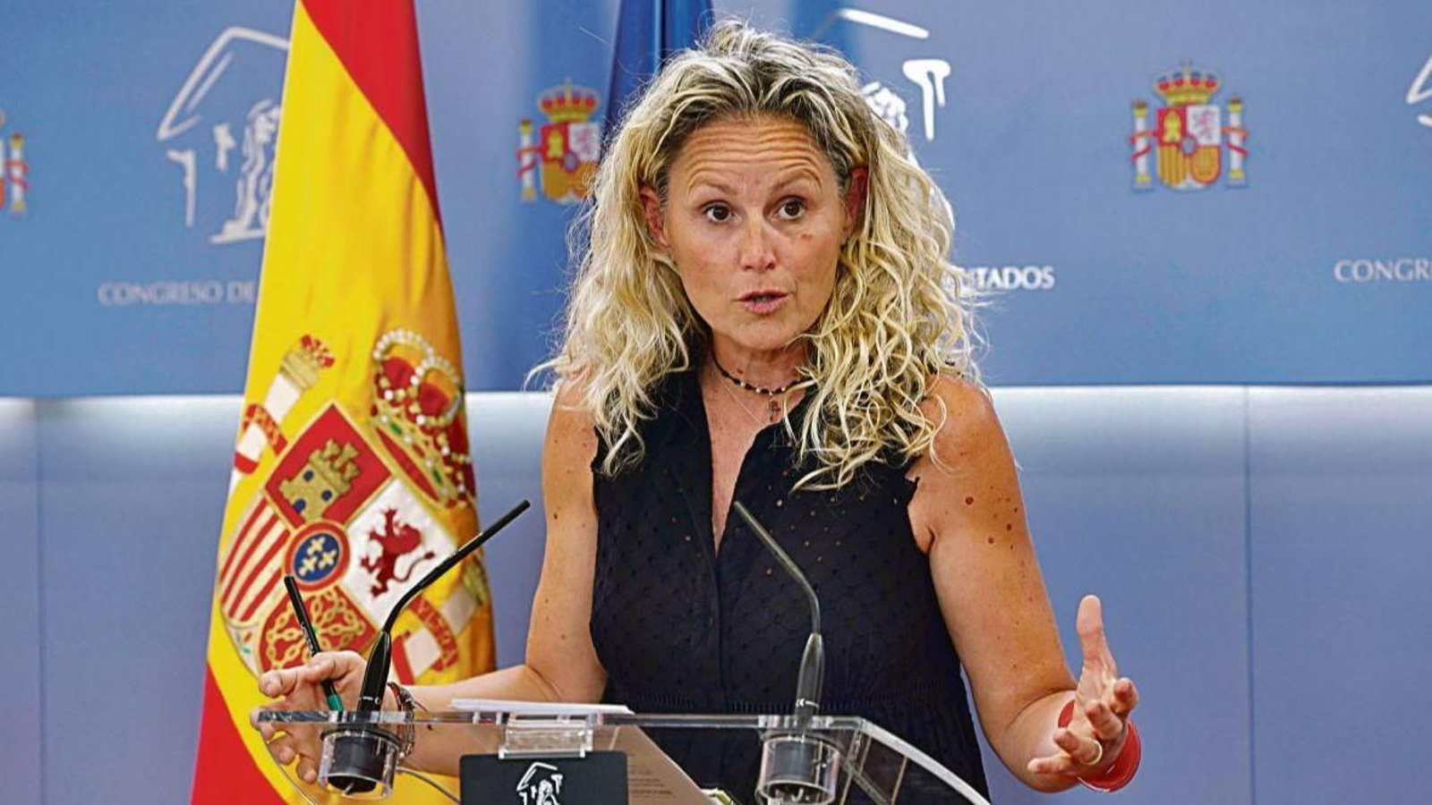 Montse Mínguez, portavoz de la Ejecutiva Federal socialista.