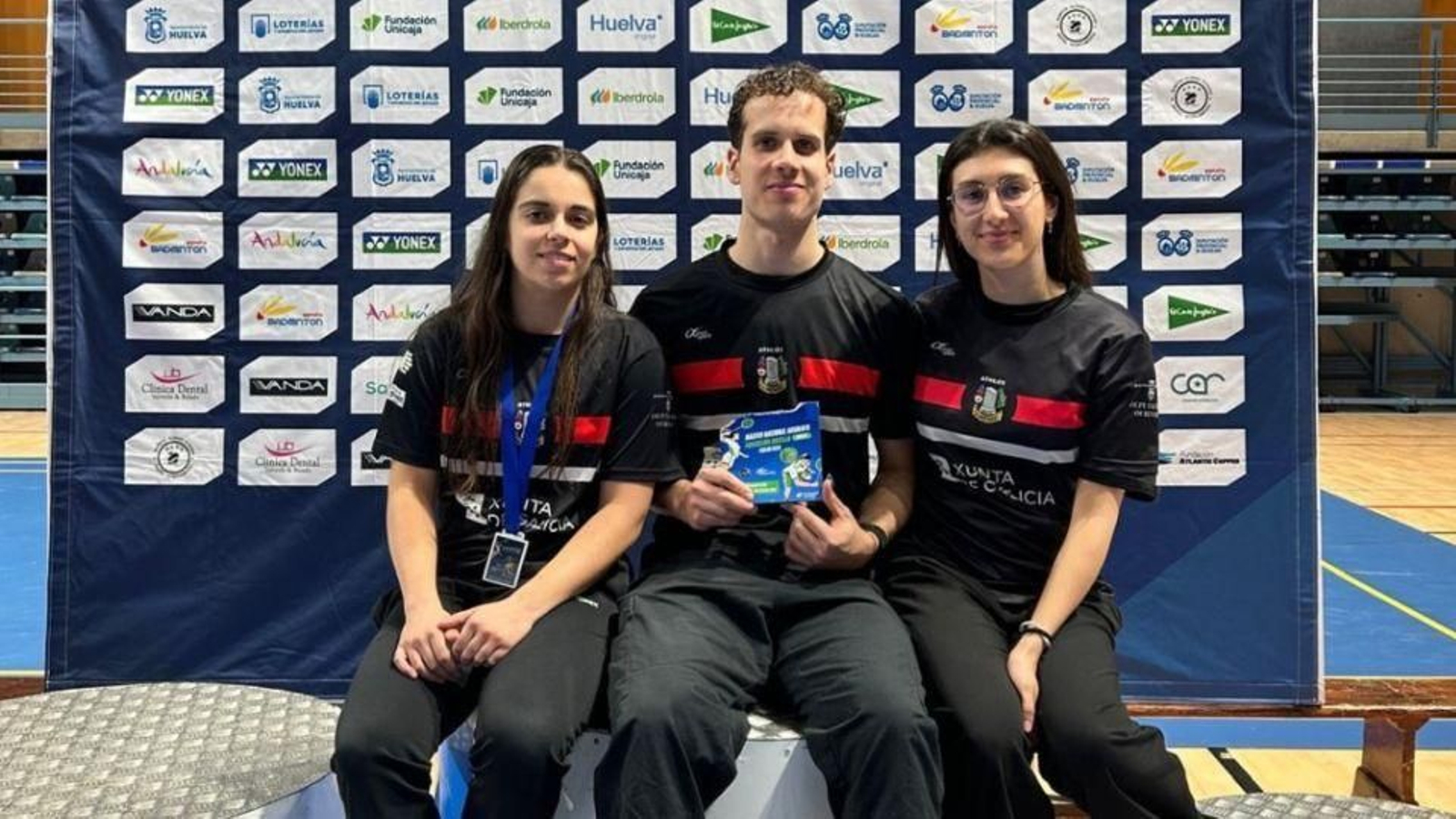 Ana Nóvoa, Antonio Iglesias y Sara Galicia, en el Top Máster Absoluto.