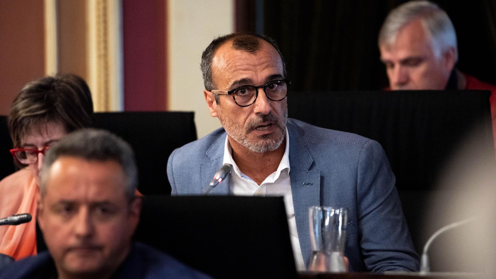 OURENSE (CASA DO CONCELLO). 06/09/2019. OURENSE. Pleno ordinario del mes de septiembre. FOTO: ÓSCAR PINAL  Wilson Domingo Jones Romero