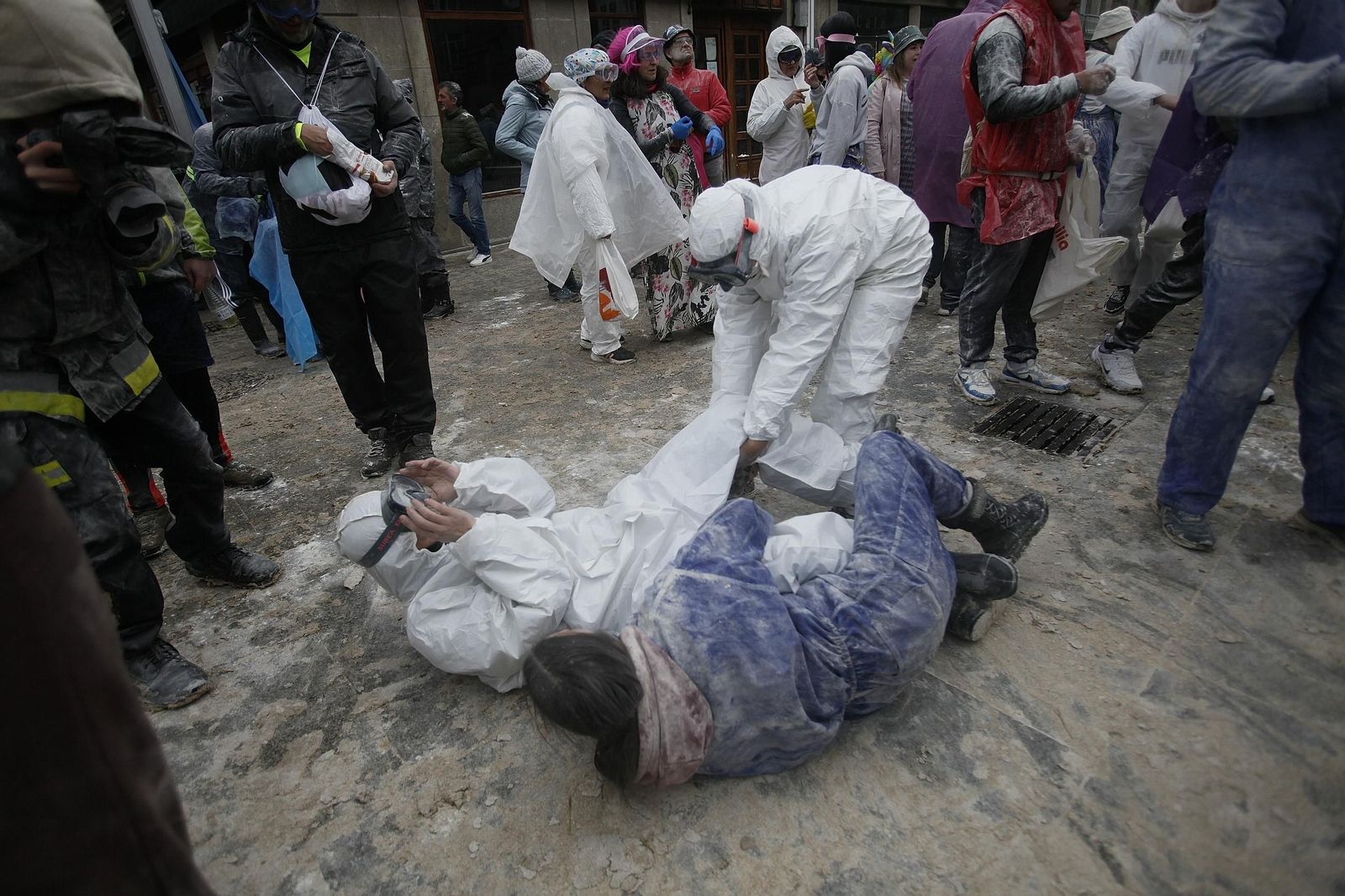 Galería | Los entroideiros conquistan Xinzo en el Domingo de Fareleiro