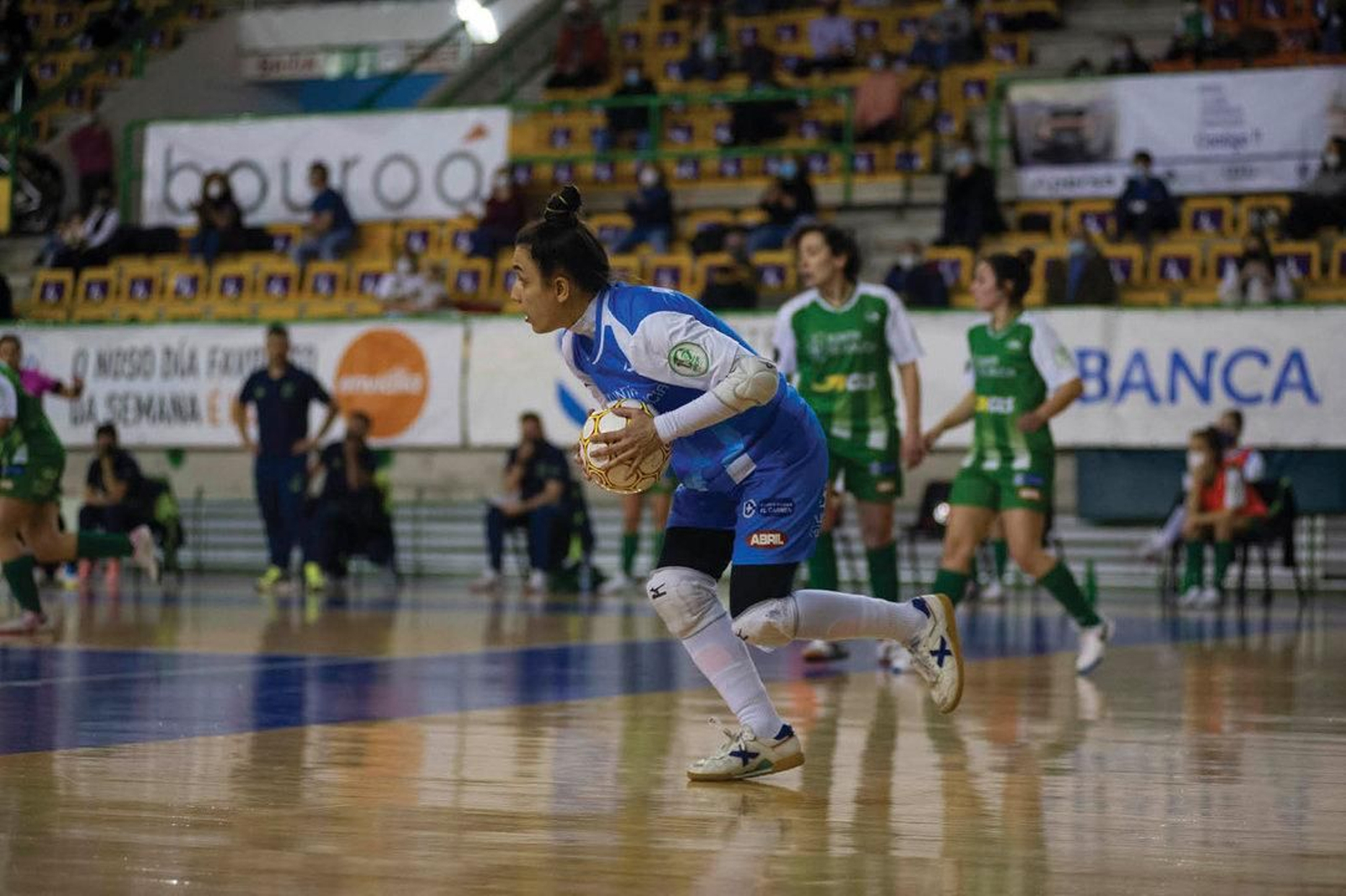 Ana López Lastra, portera del Cidade de As Burgas.