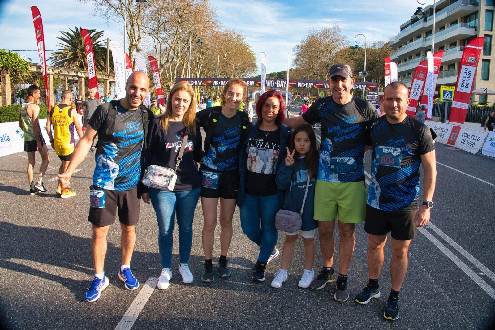 Participantes en la Vig-Bay 2024.