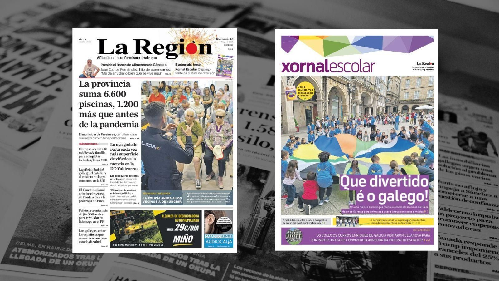 Las portadas del miércoles.