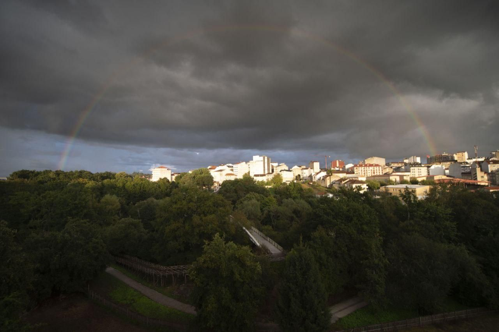 Arcoíris en Ourense (Foto: Martiño Pinal)

El tiempo