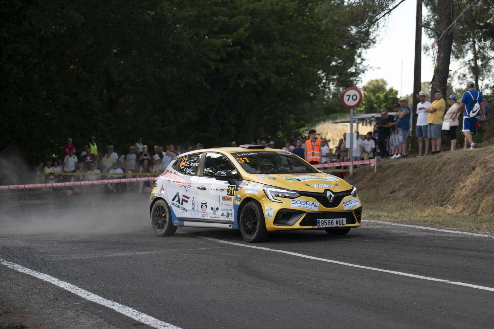 Galería | El tramo San Amaro-Cenlle estuvo lleno de velocidad en el Rally de Ourense, en fotos