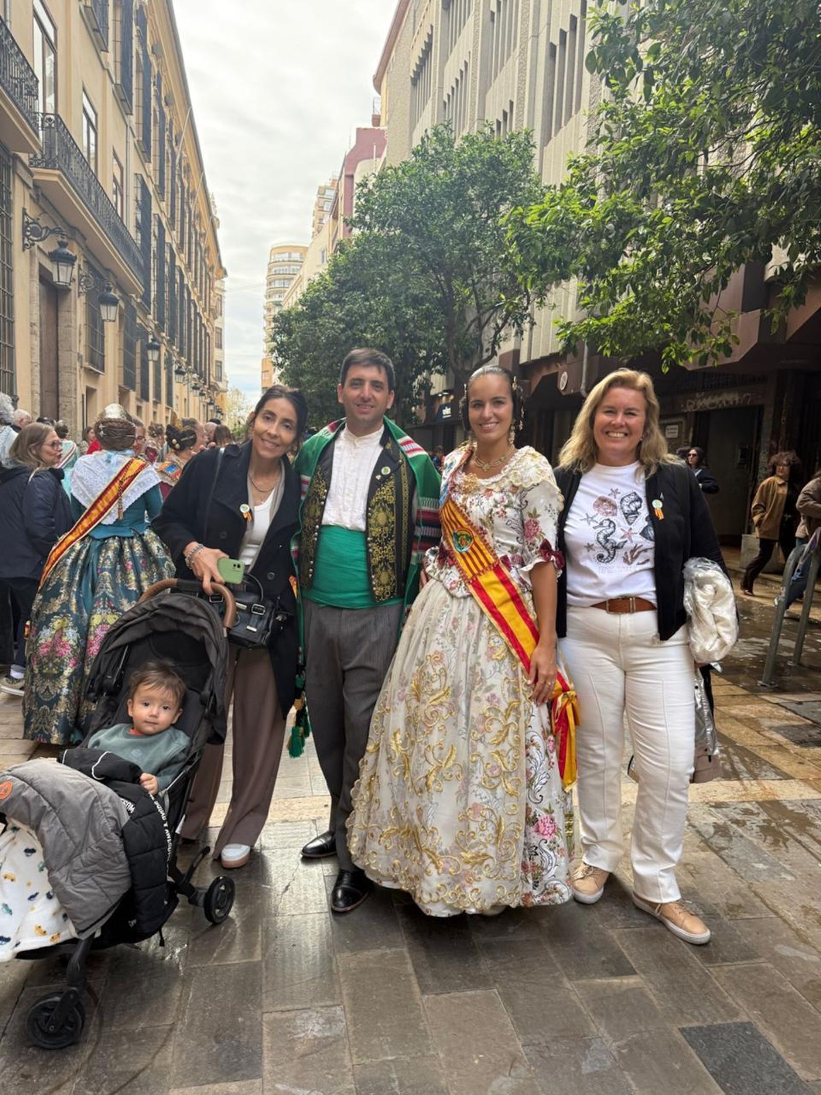 Parte de la delegación de San Juan