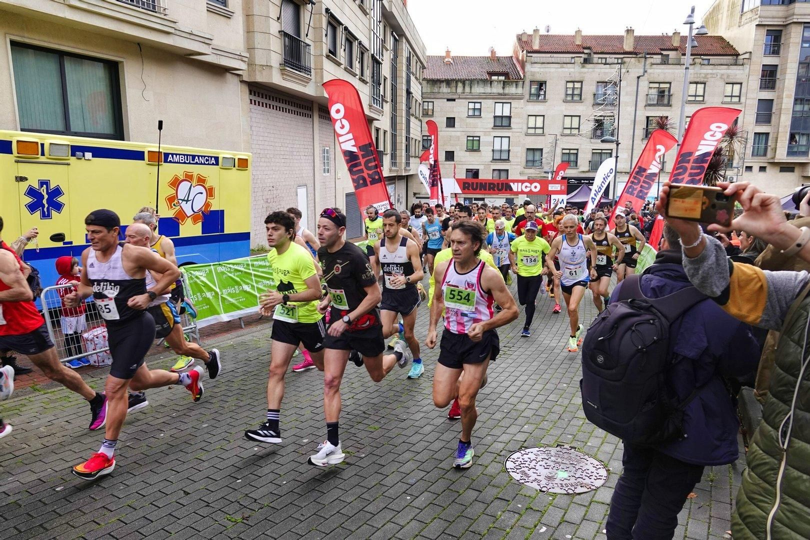 La carrera Vigo+11 en Coia.