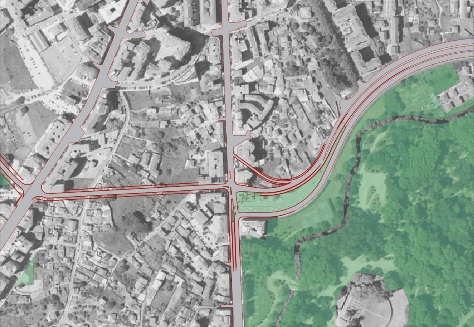 El falso túnel entre Antonio Palacios y Castrelos que eliminará los semáforos en la intersección, junto con el nuevo vial hacia Fragoso y Florida.