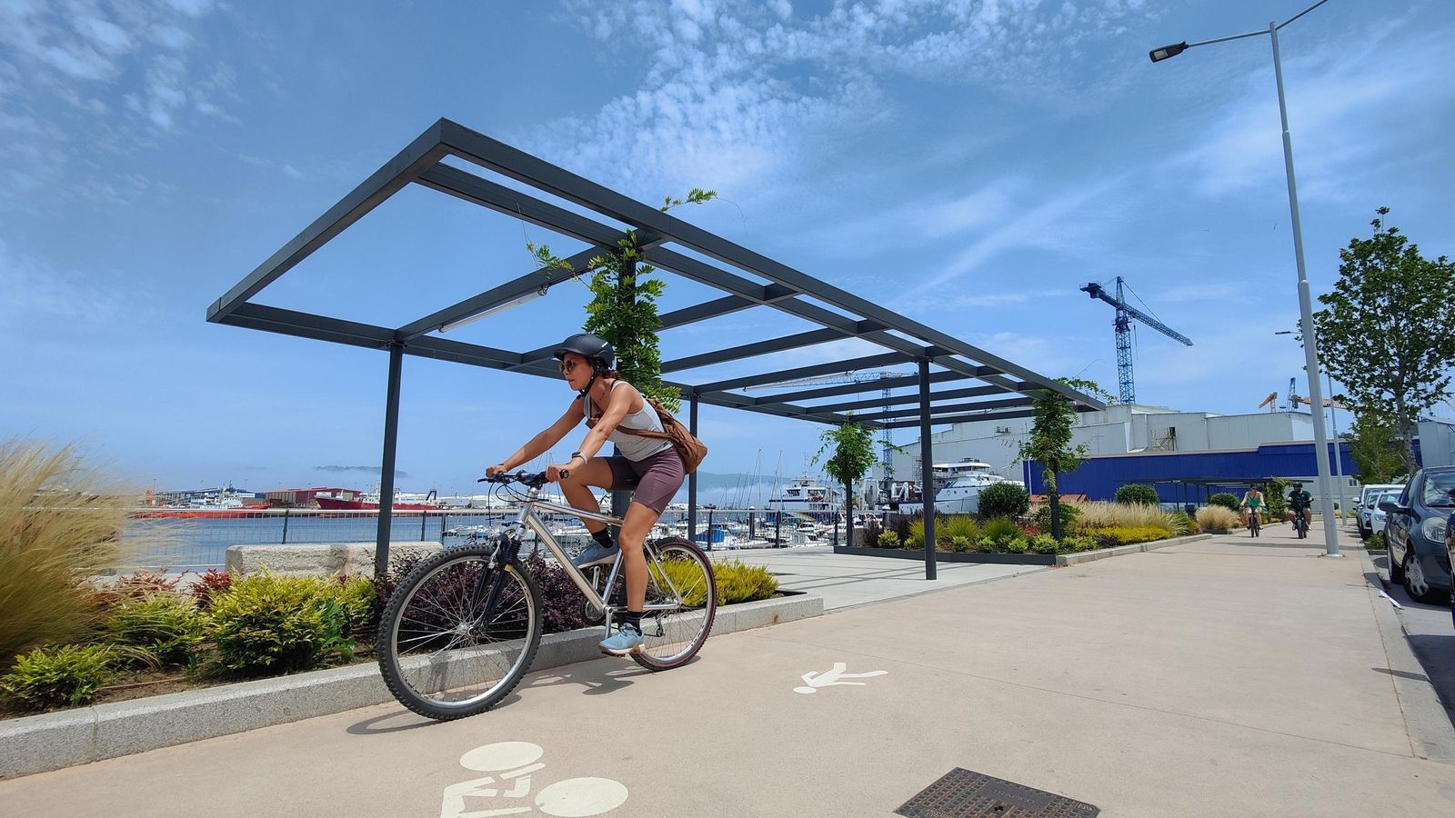 La nueva senda peatonal y ciclista de Beiramar.