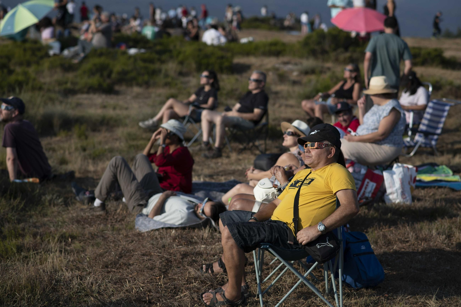 Galería | El observatorio de Trevinca, en A Veiga, vive una jornada histórica de eclipse