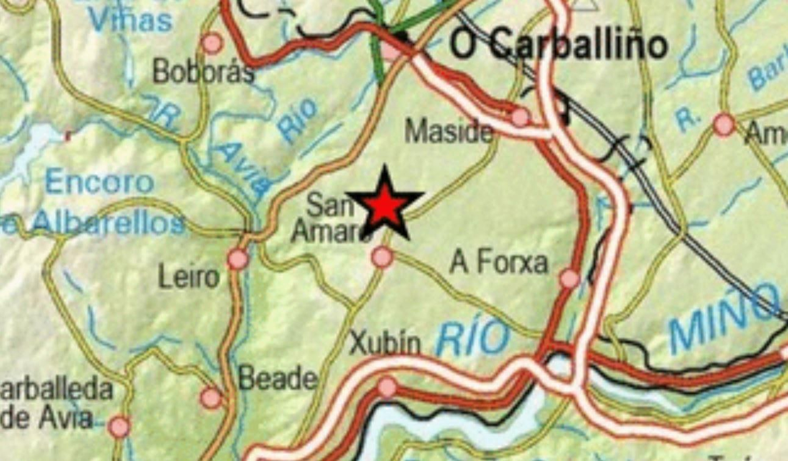 Terremoto en San Amaro