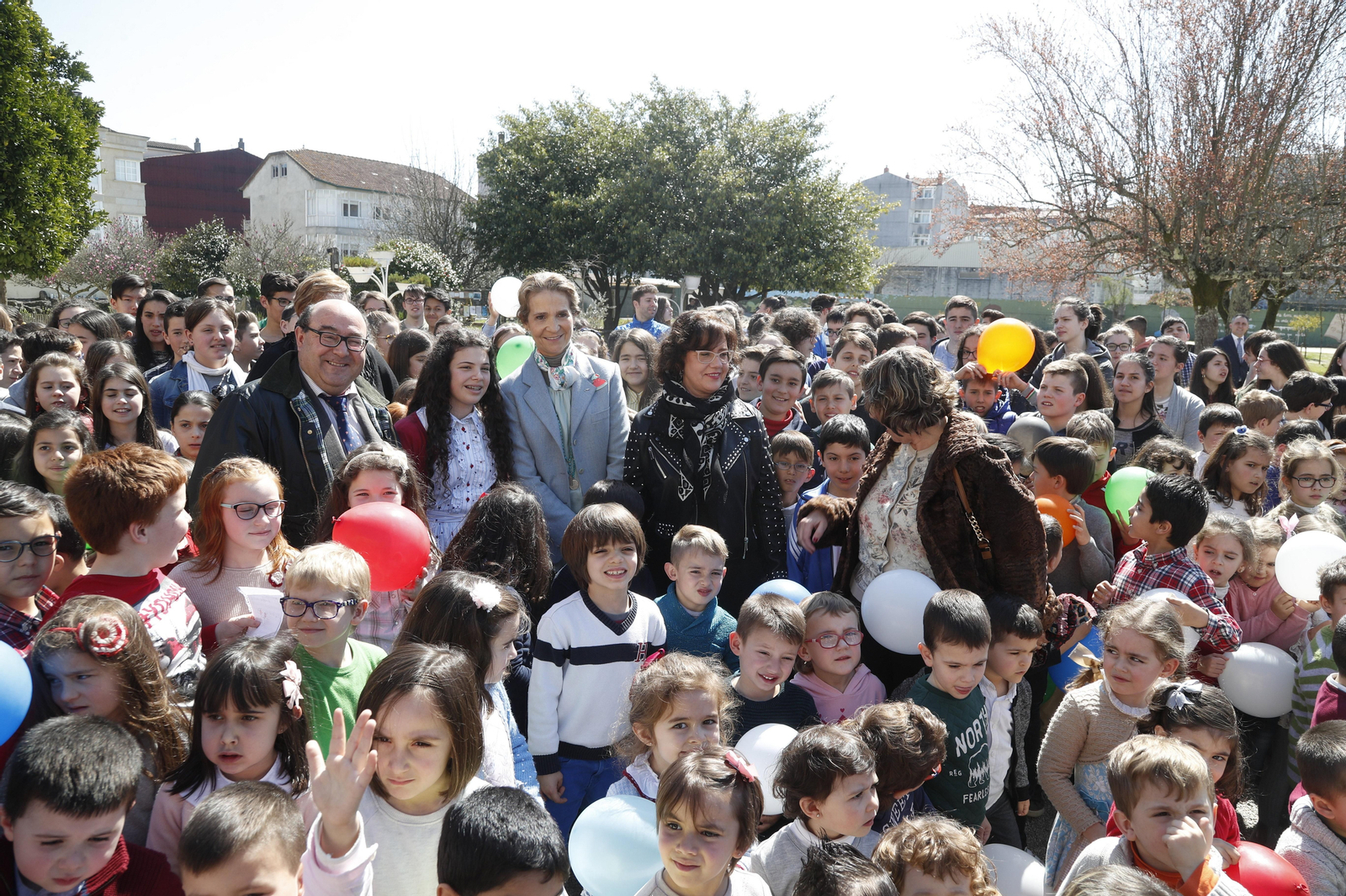 La infanta Elena, en Ponteareas // JV Landín