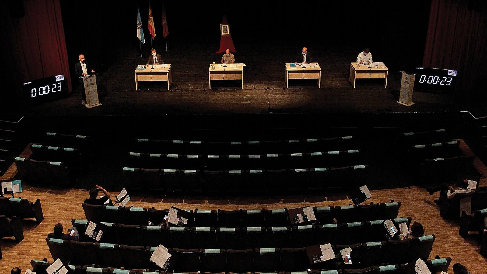 El Auditorio Municipal, de nuevo escenario del pleno. (Miguel Ángel)