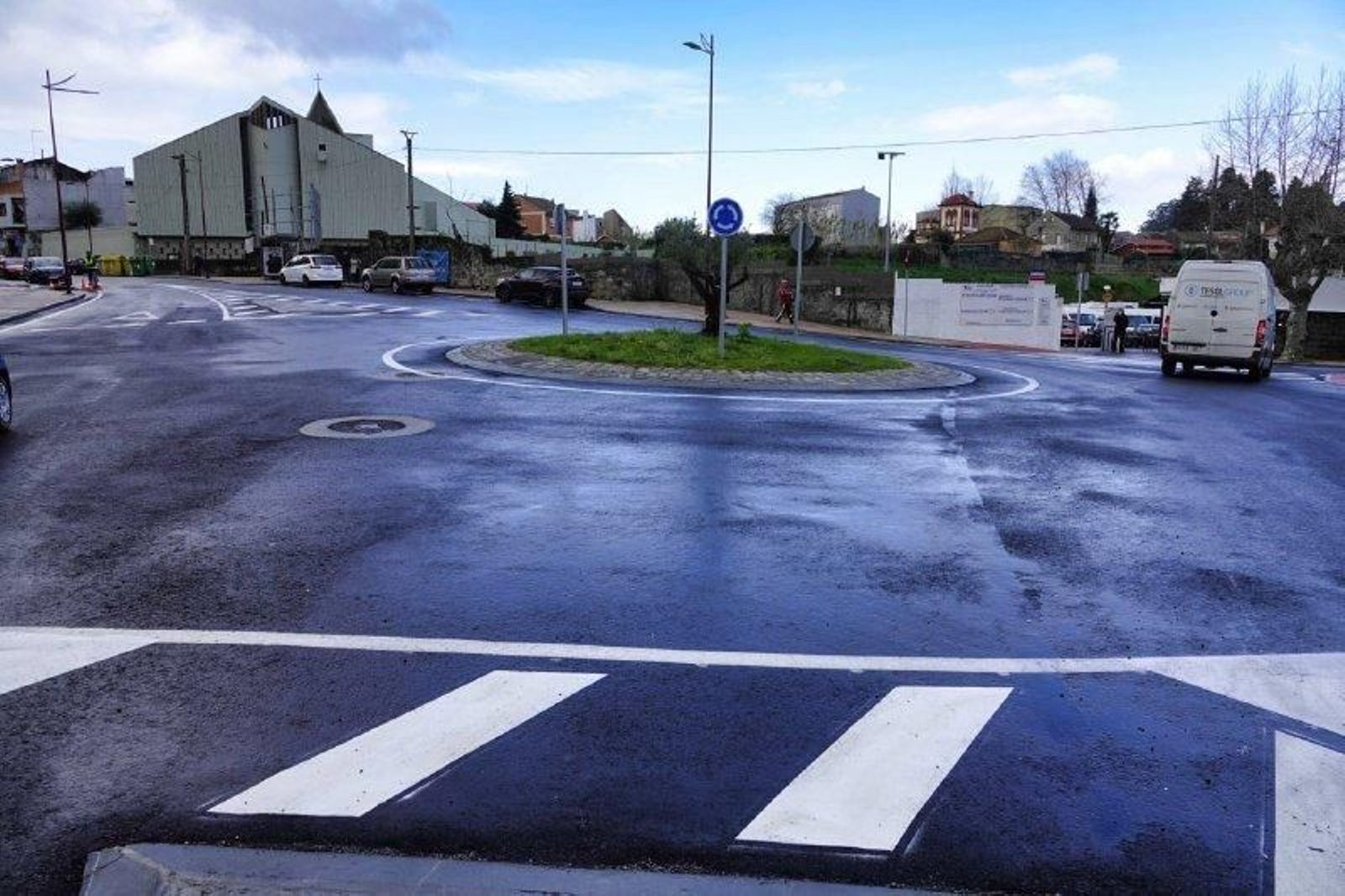 La primera fase de la reforma de la avenida de Galicia.