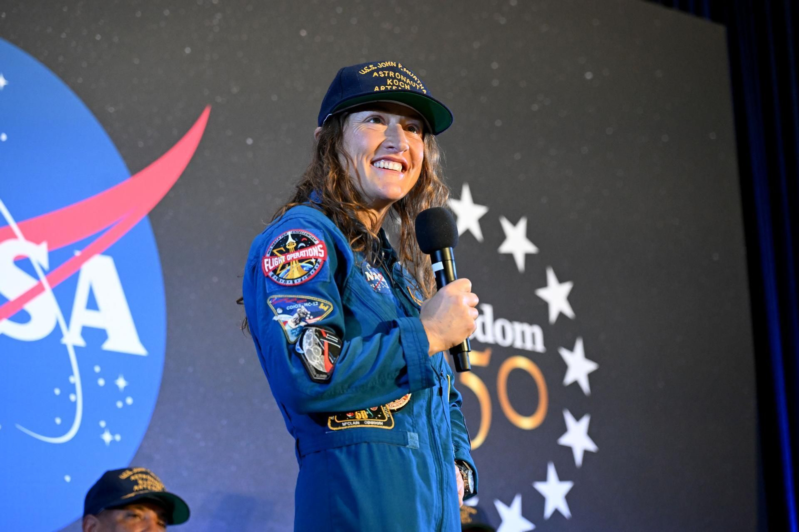 La astronauta estadounidense Christina Koch.