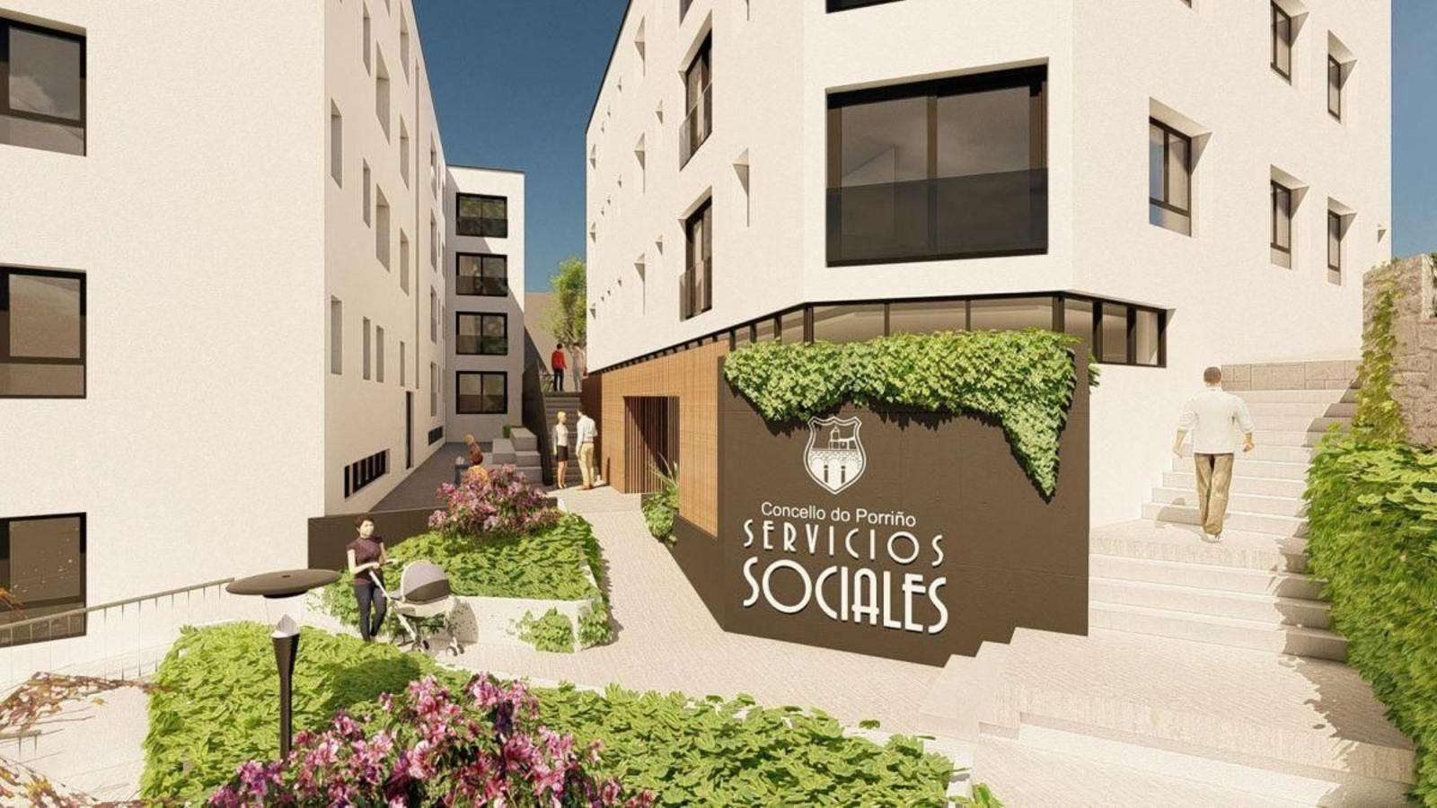 Ubicación del  nuevo espacio del que dispondrá el Concello para destinarlo a Servicios Sociales.