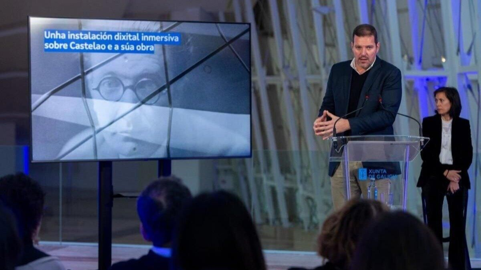 El conselleiro de Cultura, Lingua e Xuventude, José López Campos, presentando la programación. | Foto: Agencias