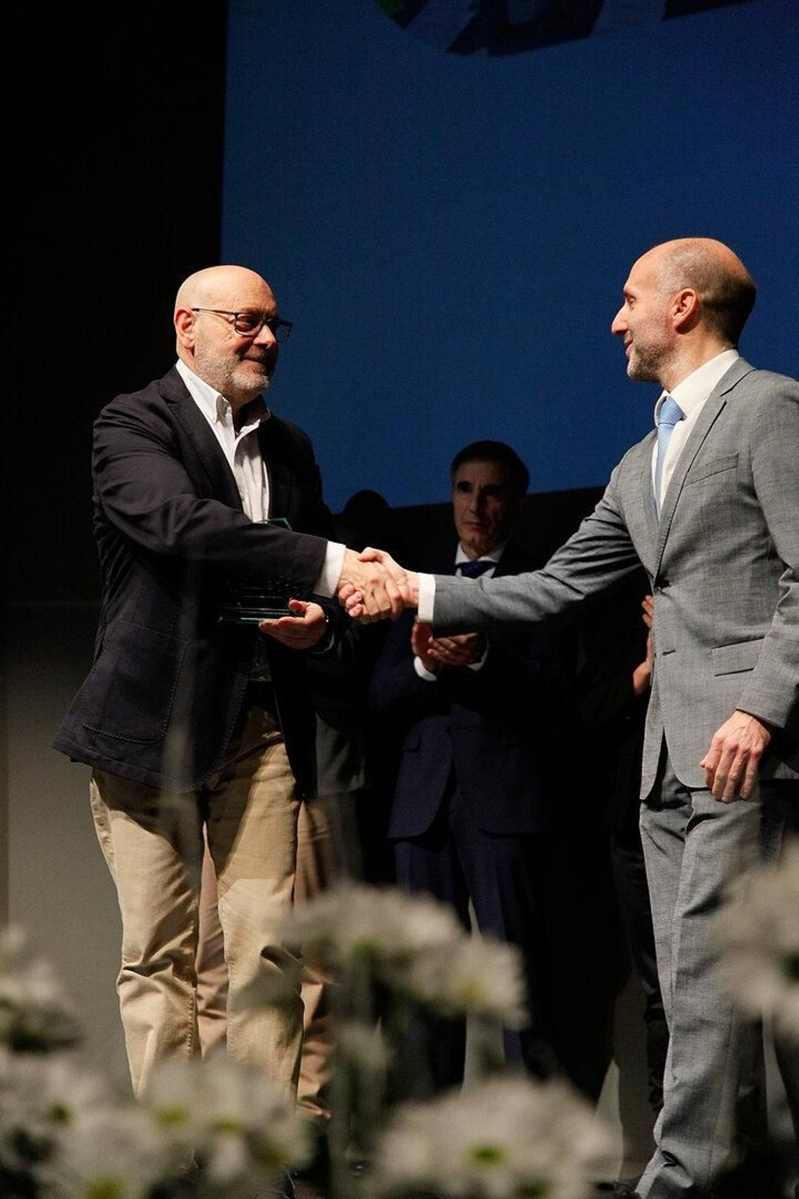 Manuel de Santos (AODEMPER) y Gonzalo Pérez Jácome