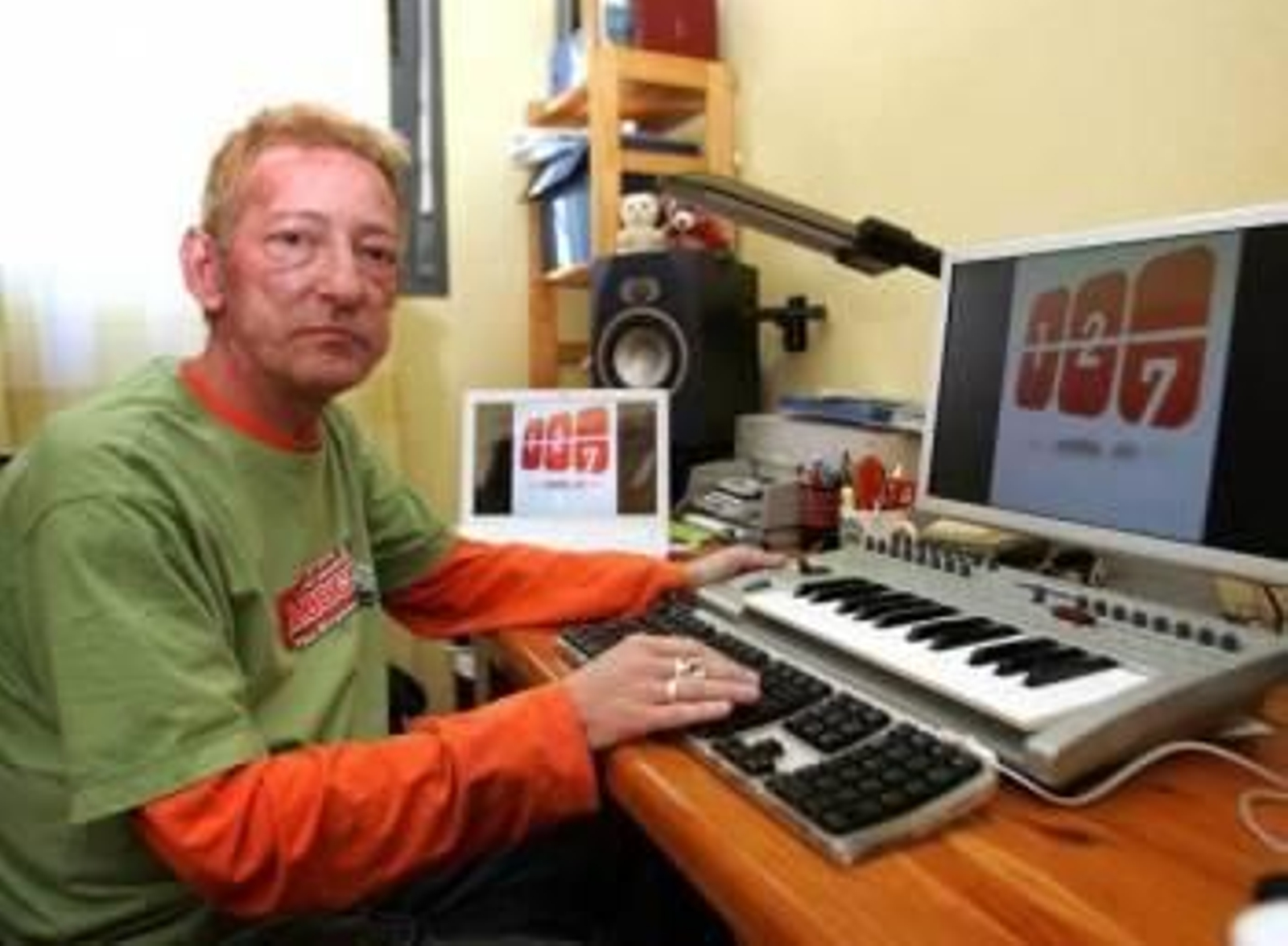El músico Enrique Sierra.