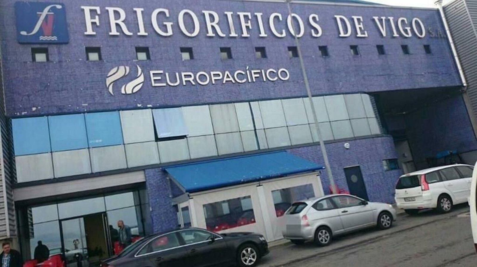 Frigoríficos Vigo, con su congelador del puerto pesquero.