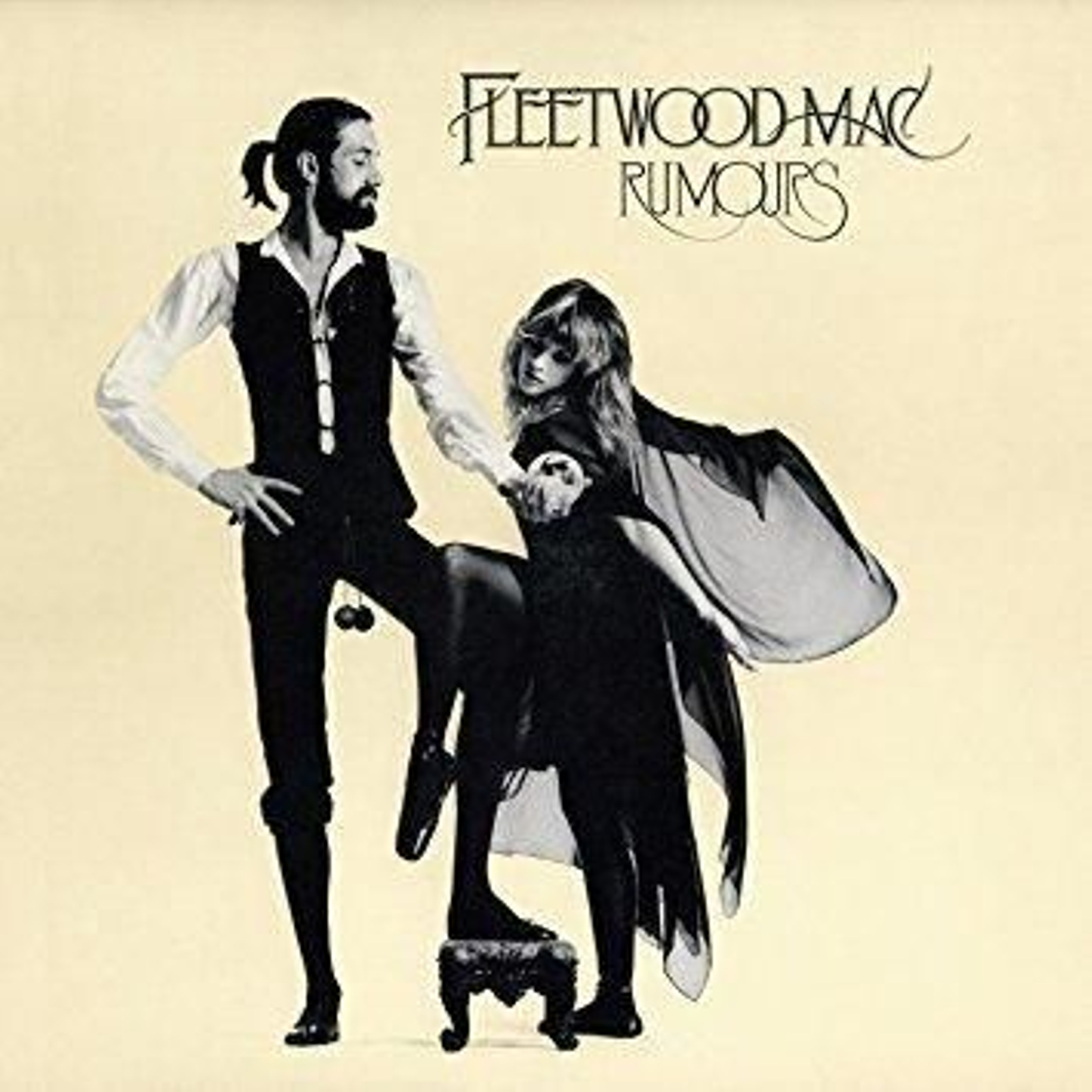 Carátula del disco "Rumours" de la banda Fleetwood Mac.