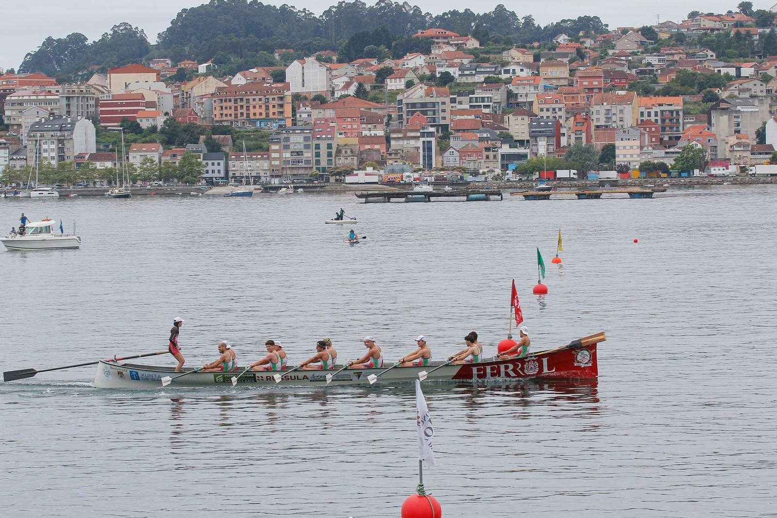 Bandera de Samertolameu de traineras.