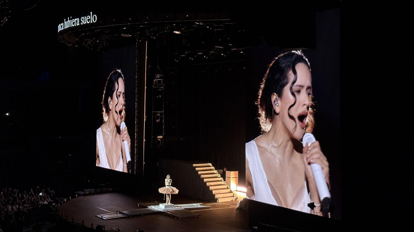 Rosalía, en el primero de sus cuatro conciertos en Madrid.