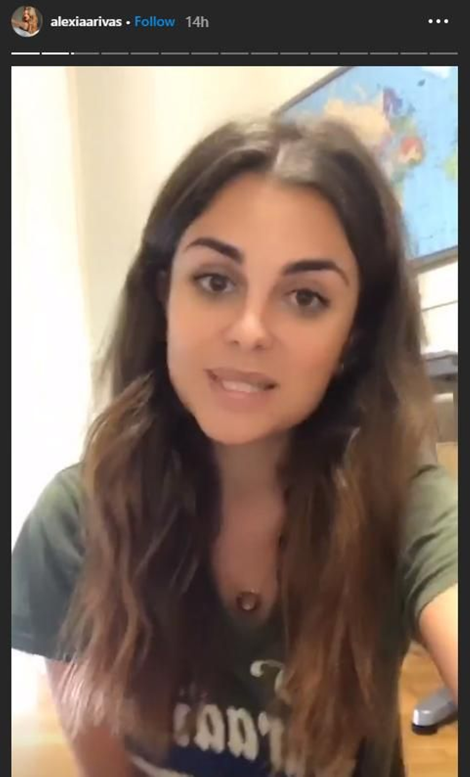 Alexia Rivas explica en su Instagram los motivos de su desplazamiento a Ponferrada