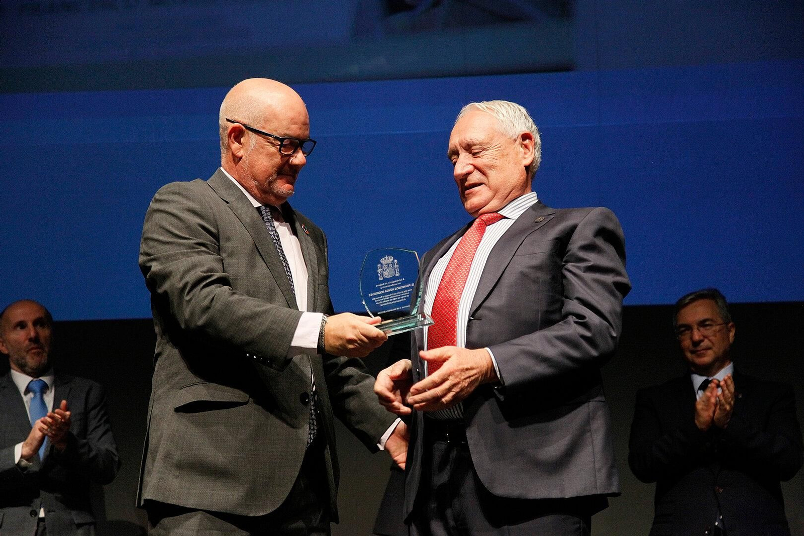 Eladio Santos  y Francisco Novoa