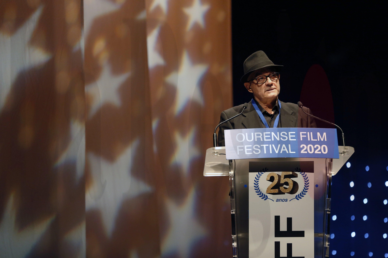 Gala inaugural del 25 Ourense Film Festival en el Auditorio de Ourense. En la foto Miguel Anxo Fernández.
Foto: Xesús Fariñas