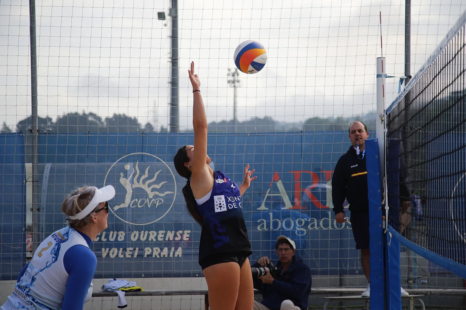 Galería | Los mejores del voley playa gallego se dan cita en Ourense