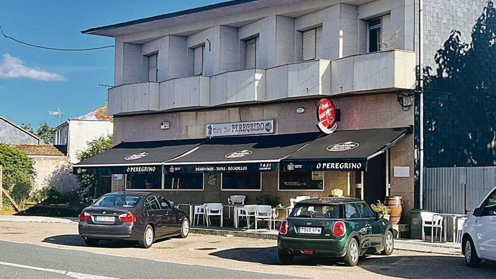 Bar O Peregrino, en el centro de A Gudiña. (FOTO: C. CLAVERÍA)