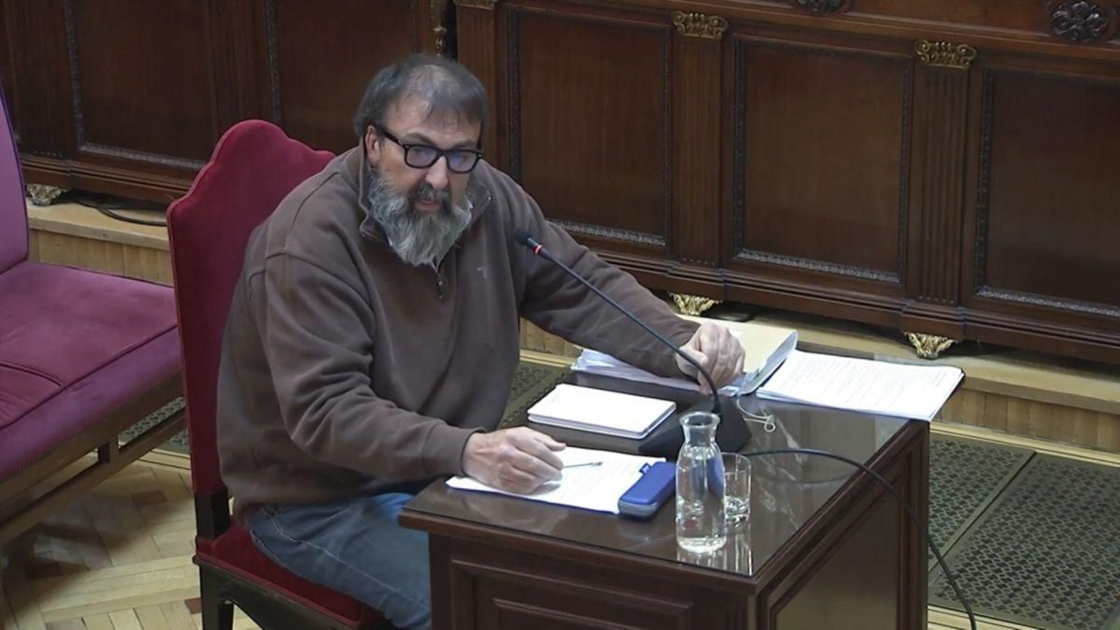 Koldo García, durante su declaración en el juicio de las mascarillas.