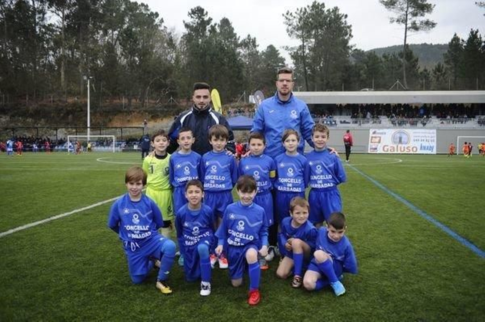 Los prebenjamines del Barbadás.