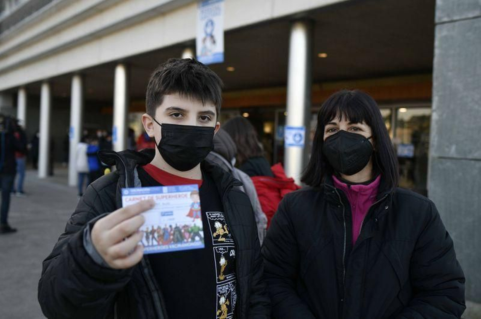 Primera jornada de la vacunación infantil en Expourense // FOTO: XESÚS FARIÑAS