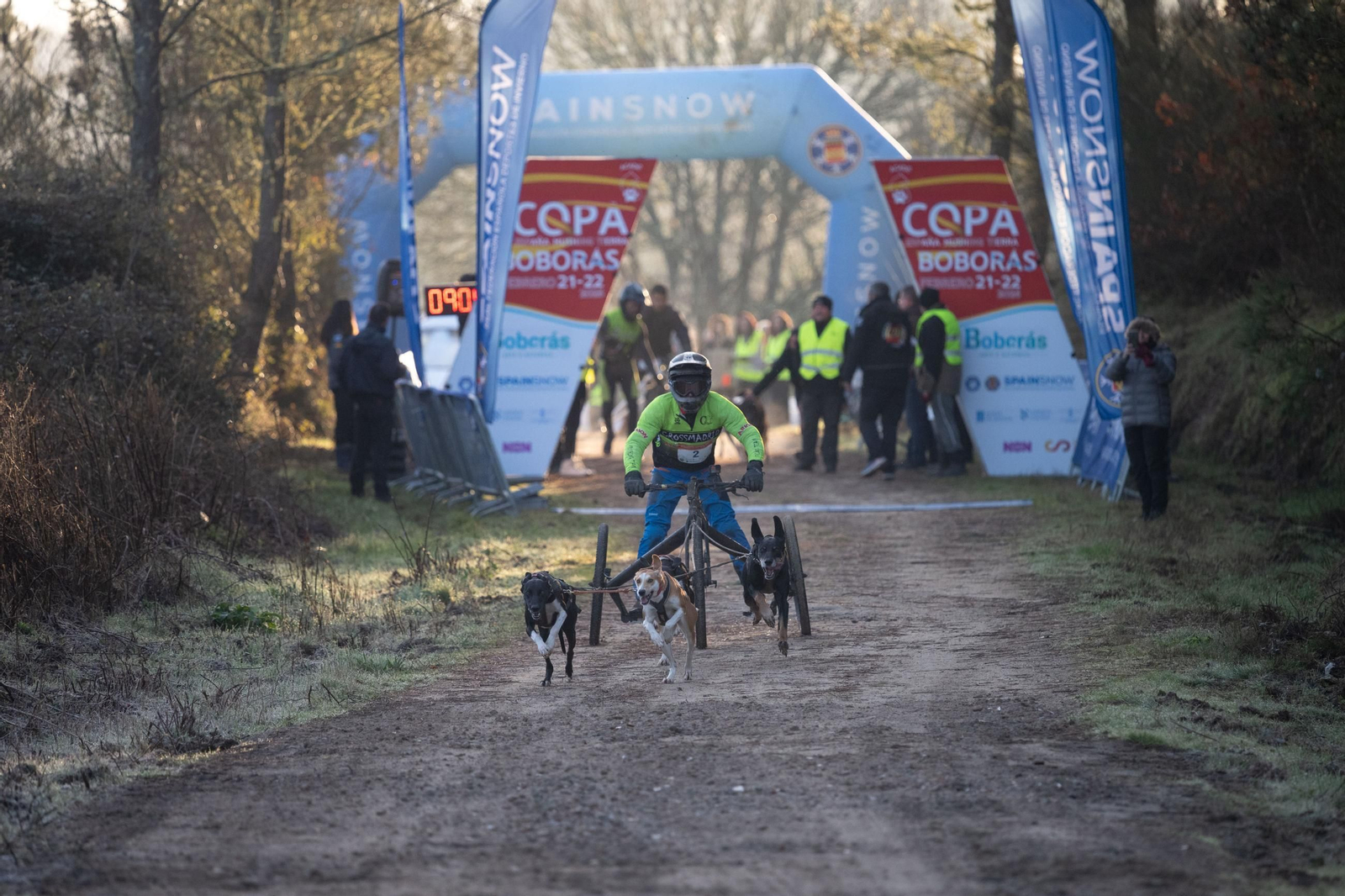 Galería | El mushing acerca los deportes de invierno a Ourense