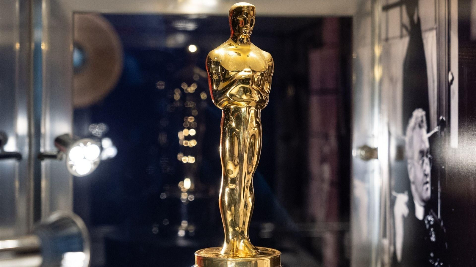 Primer plano de la estatuilla del Oscar en una imagen de archivo.