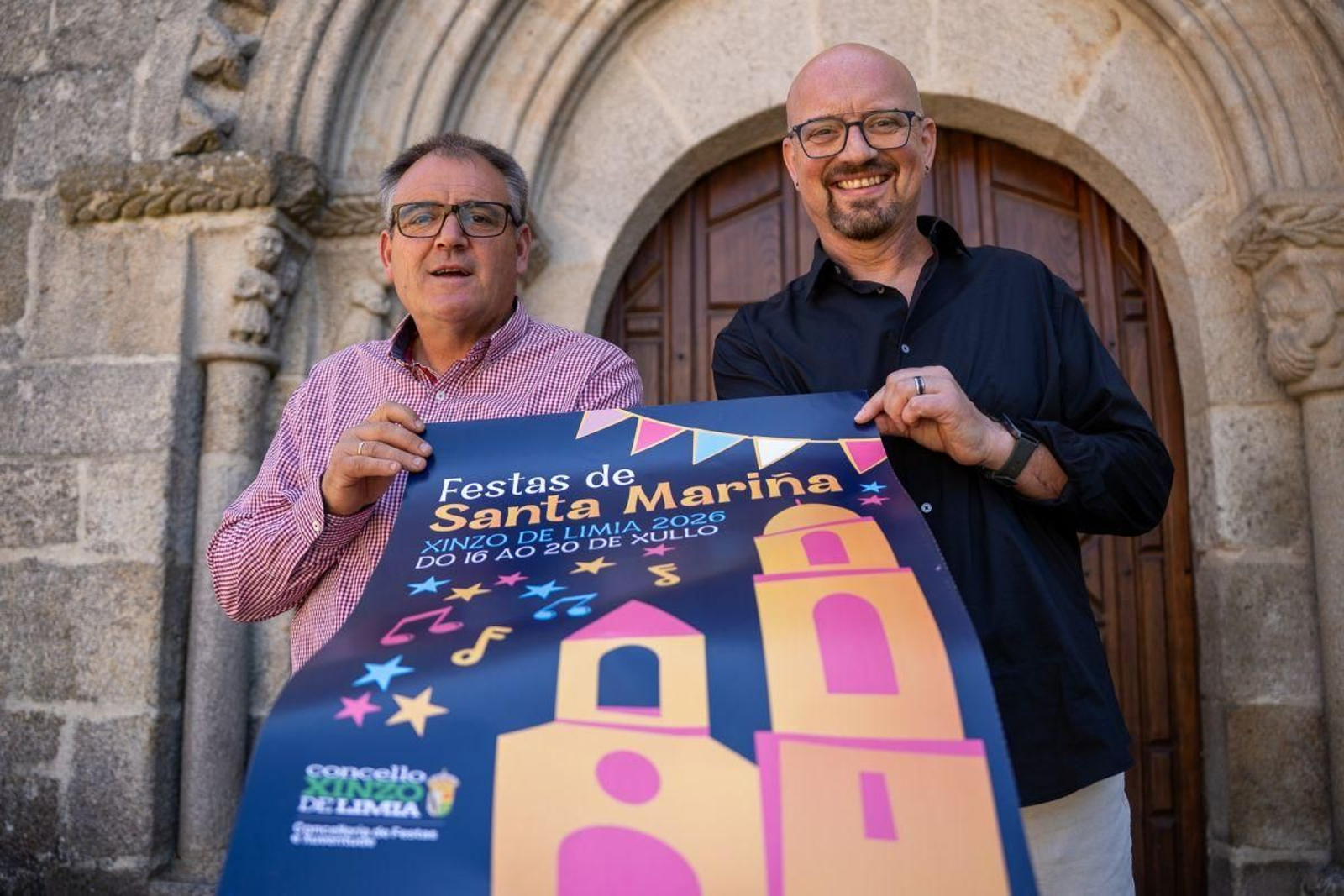 El cartel de esta edición de las festas en honor a Santa Mariña de Xinzo de Limia.